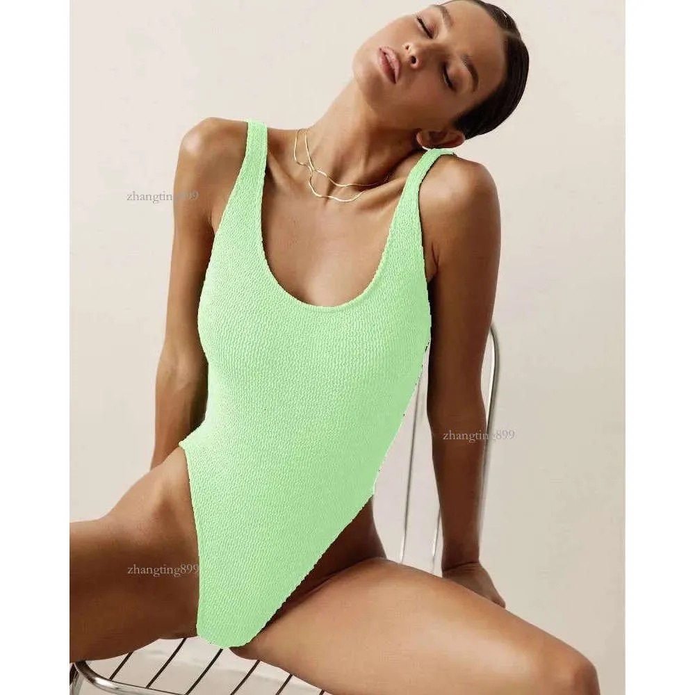 ASOS Lime Green One Piece Swimsuit - ONE SIZE FITS ALL